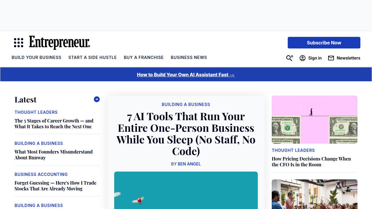 Platforms like Entrepreneur.com offer valuable resources for individuals exploring small business ownership.