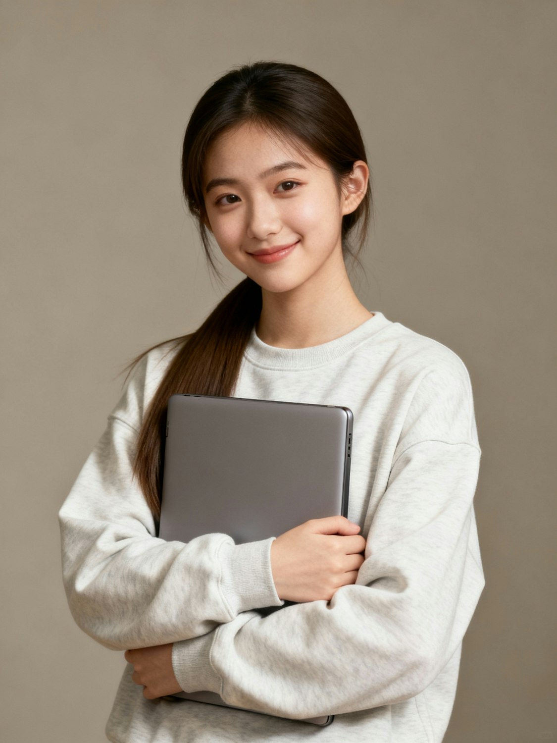 A person focused on a laptop screen, engaged in an online course or tutorial to learn new skills for remote work.