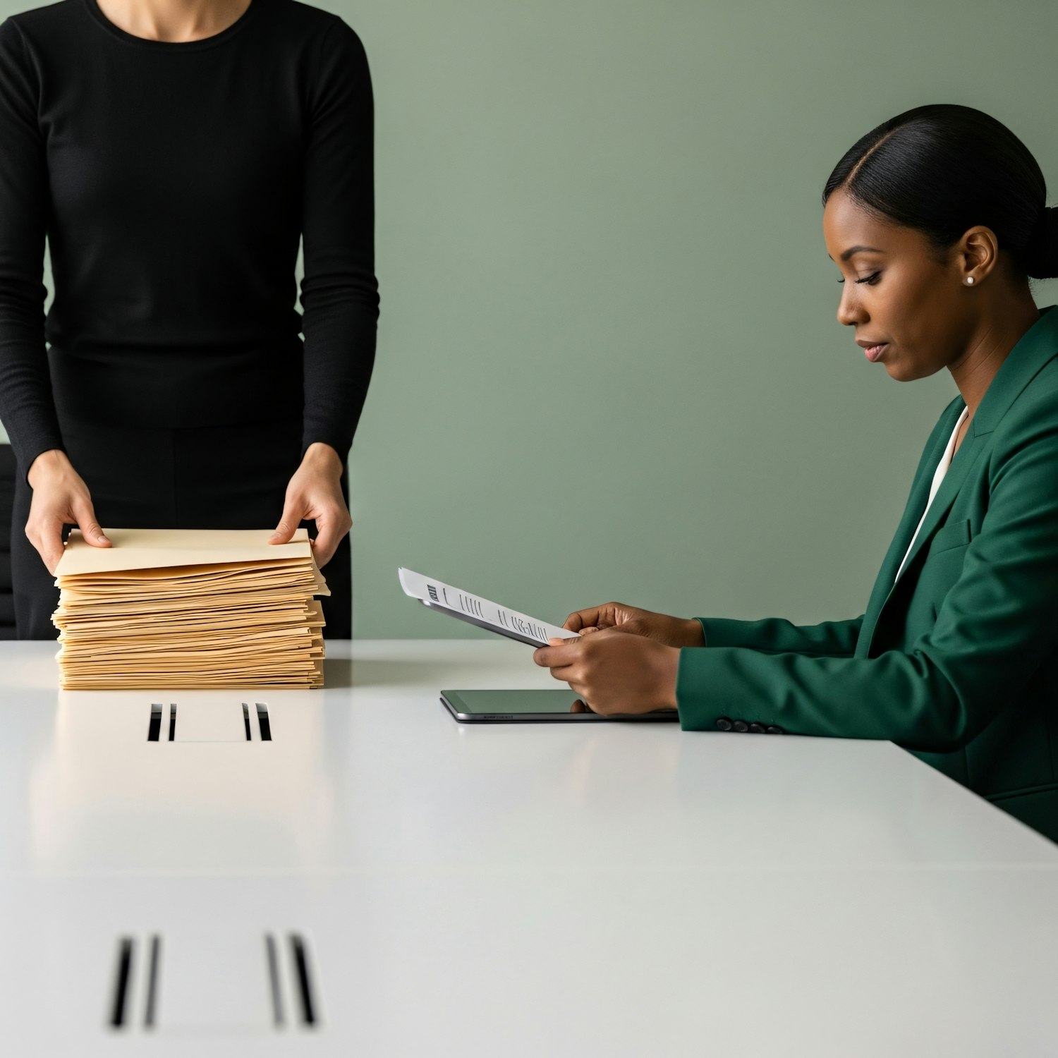A remote worker managing multiple responsibilities, symbolizing the diverse demands on freelancers and appointment setters.