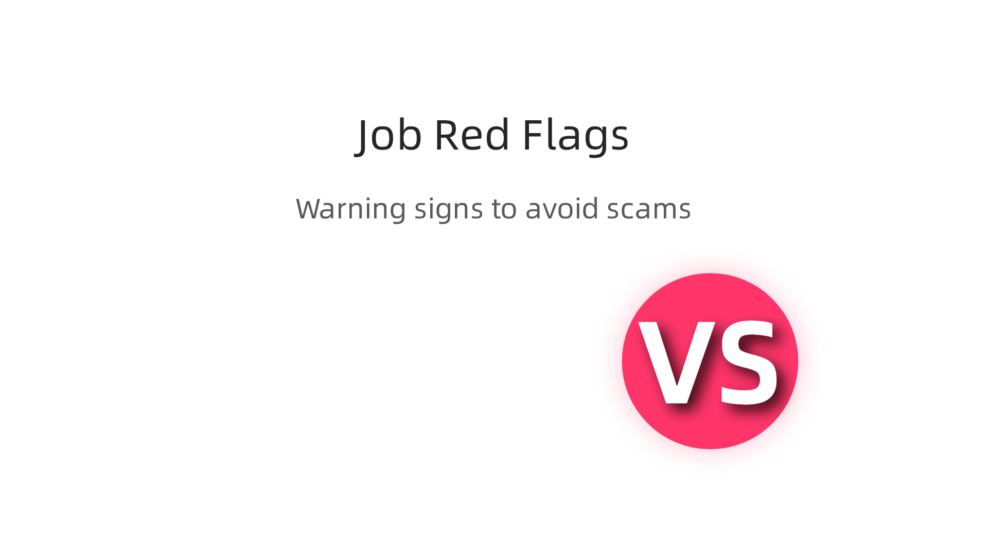 An infographic highlighting warning signs to help identify and avoid scam remote appointment setter job opportunities.