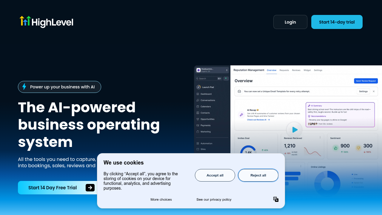 CRM platforms like GoHighLevel are essential for remote sales teams to manage leads, track interactions, and streamline their sales pipeline.