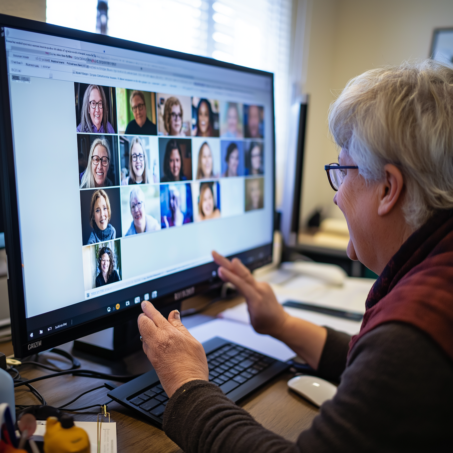 A focused person working remotely with a laptop and headset, representing the modern appointment setter at the forefront of the sales process.